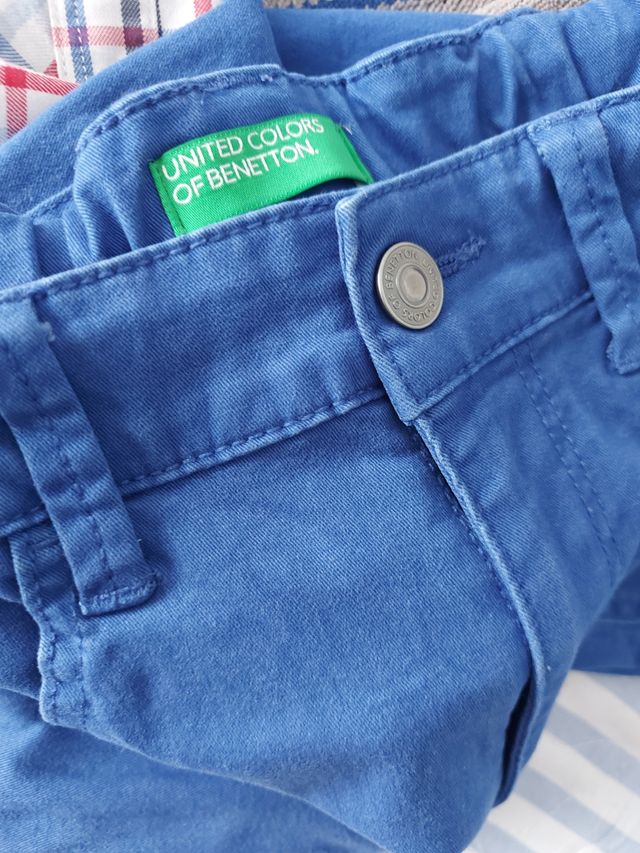 Conjunto azulón auriculares Benetton 13-14 años