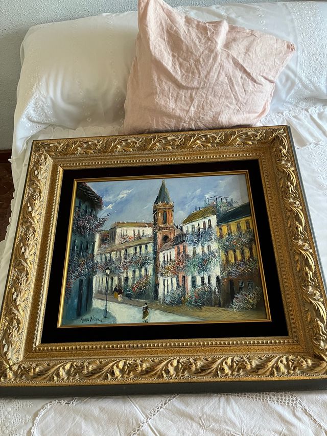 Marco grande pintor Moreno Ortega