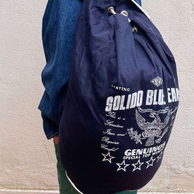 Mochila vintage Solido Blue Jeans