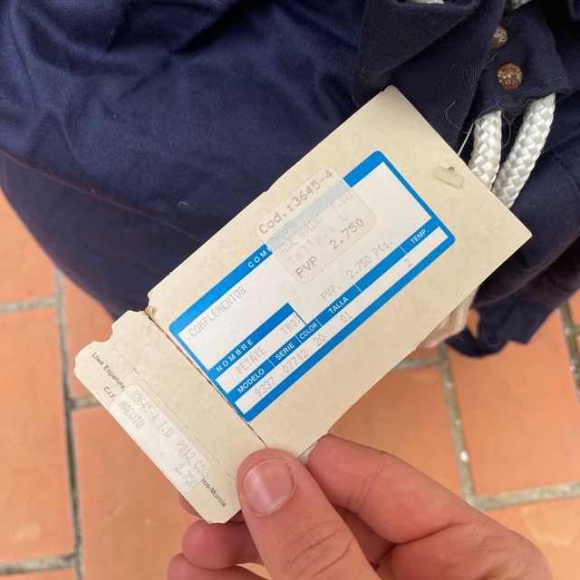 Mochila vintage Solido Blue Jeans