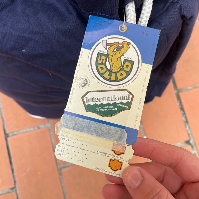 Mochila vintage Solido Blue Jeans