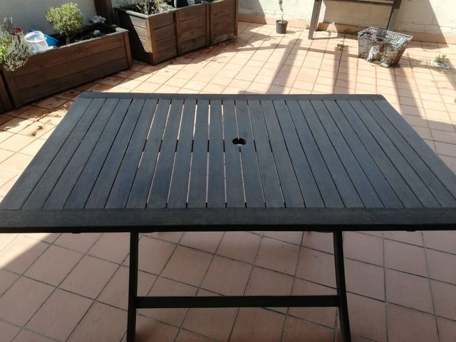 رهاب نشيط عارية Mesa para terraza de madera de teca de 140x70 cm de segunda mano por 30 EUR en Sant Quirze del Vallès en WALLAPOP رهاب نشيط عارية Mesa para terraza de madera de teca de 140x70 cm de segunda mano por 30 EUR en Sant Quirze del Vallès en WALLAPOP