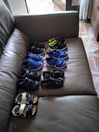 Lote zapatillas Nike número 23 de segunda mano por 60 EUR en Madrid en  WALLAPOP