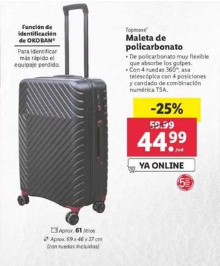 Maleta de cabina TopMove de segunda mano por 35 EUR en Sant Feliu de  Llobregat en WALLAPOP