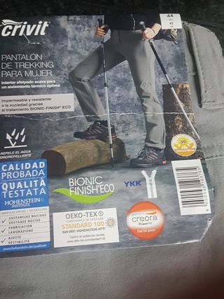 Pantalón Crivit Mujer de Trekking de segunda mano por 10 EUR en Valladolid  en WALLAPOP