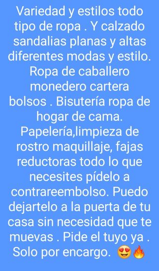 Vendo ropa por encargo y contrareembolso de segunda mano por 6 EUR en  Bolaños de Calatrava en WALLAPOP