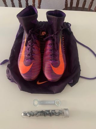 Nike Mercurial Morada\\/Naranja Superfly V de segunda mano por 130 EUR en  Valencia en WALLAPOP