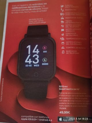 Avon reloj inteligente de segunda mano por 30 EUR en Lleida en WALLAPOP