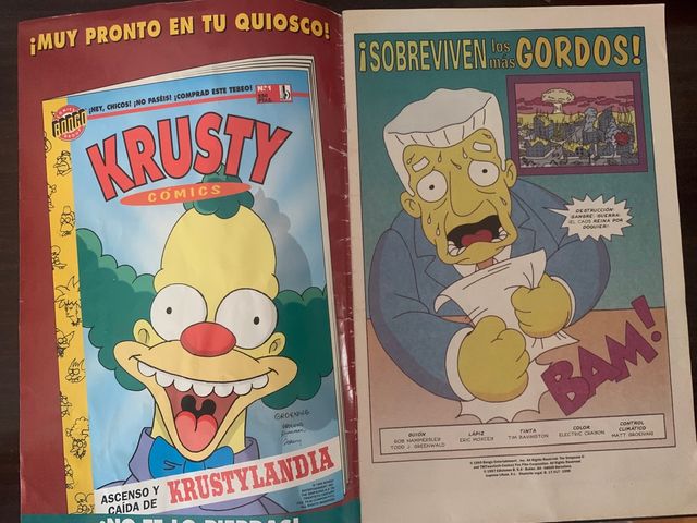 Cómic de Los Simpsons