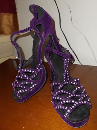 Zapatos de baile con plataforma de segunda mano en WALLAPOP