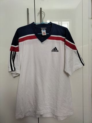 CALZADO Y ROPA SPORTSWEAR Adidas VINTAGE - Camiseta hombre white/black -  Private Sport Shop