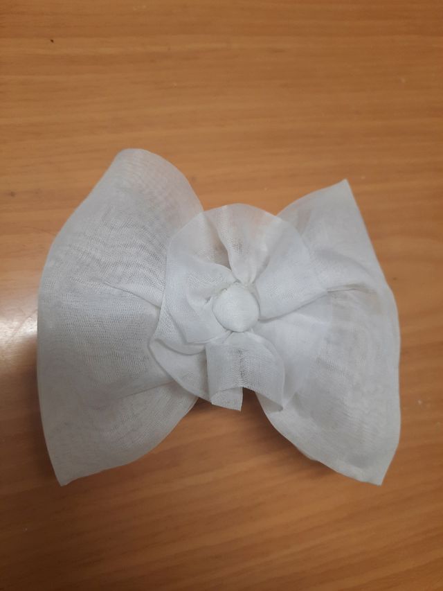 Lazo en organdi Primera Comunión sin usar