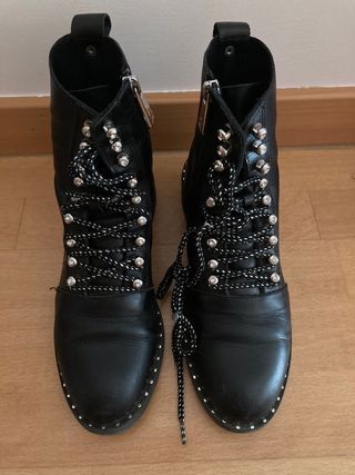 Botines mujer Zara talla 36 de segunda mano por 8 EUR en Guadalajara en  WALLAPOP