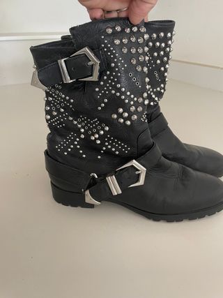 Botas moteras zara de segunda mano por 45 EUR en Lleida en WALLAPOP