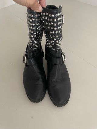 Botas moteras zara de segunda mano por 45 EUR en Lleida en WALLAPOP