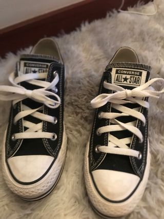 Converse ALL STAR bajas suela plataforma talla 36. de segunda mano por 15  EUR en Santa Coloma de Gramenet en WALLAPOP
