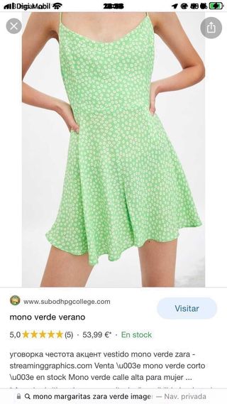 Mono margaritas Zara de segunda mano por 5 EUR en Avilés en WALLAPOP
