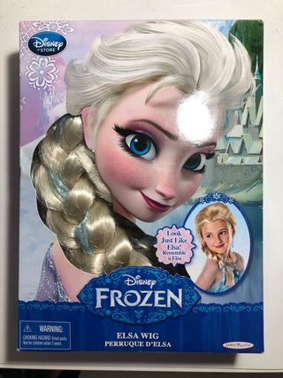 Peluca Frozen de segunda mano en WALLAPOP