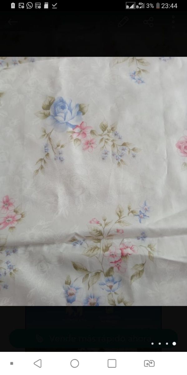 cortina de 2 hojas como de raso.