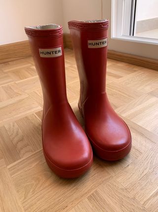 Botas de agua rojas de segunda mano en Valencia en WALLAPOP