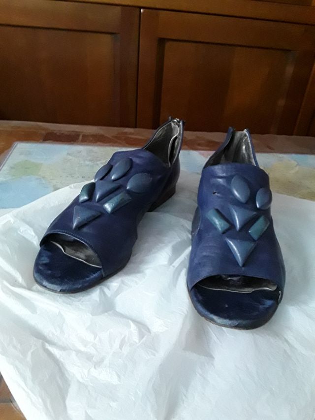 Zapatos verano azulón,  talla 38 marca Looky