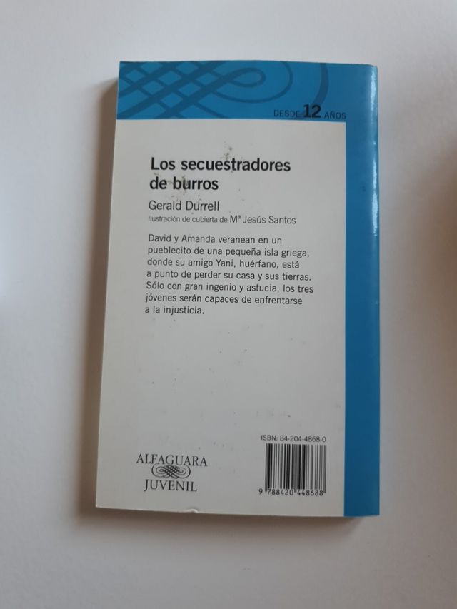 Libro " los secuestradores de burros"
