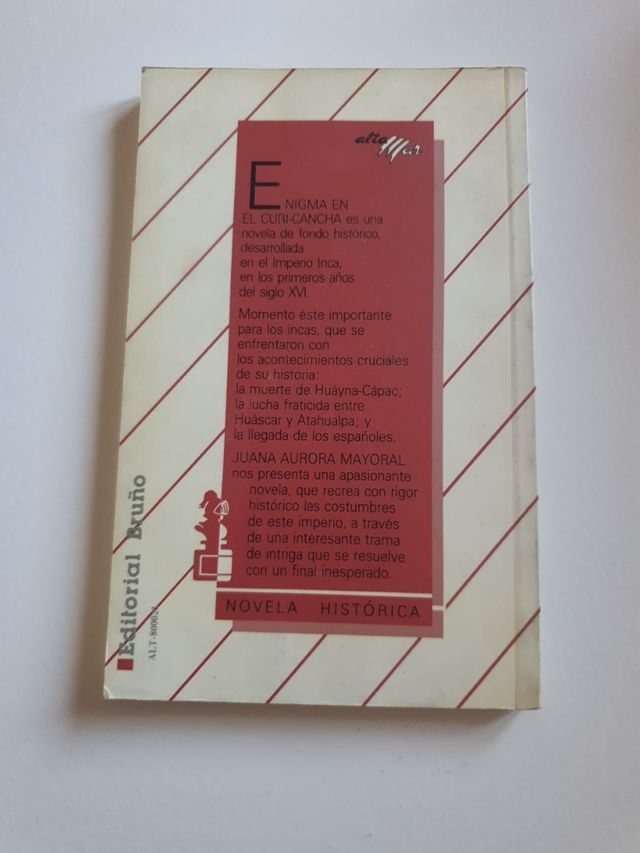 libro " Enigma en el curi-cancha"