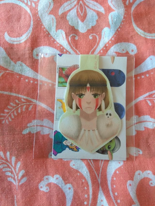 Marcapáginas con imán Mononoke