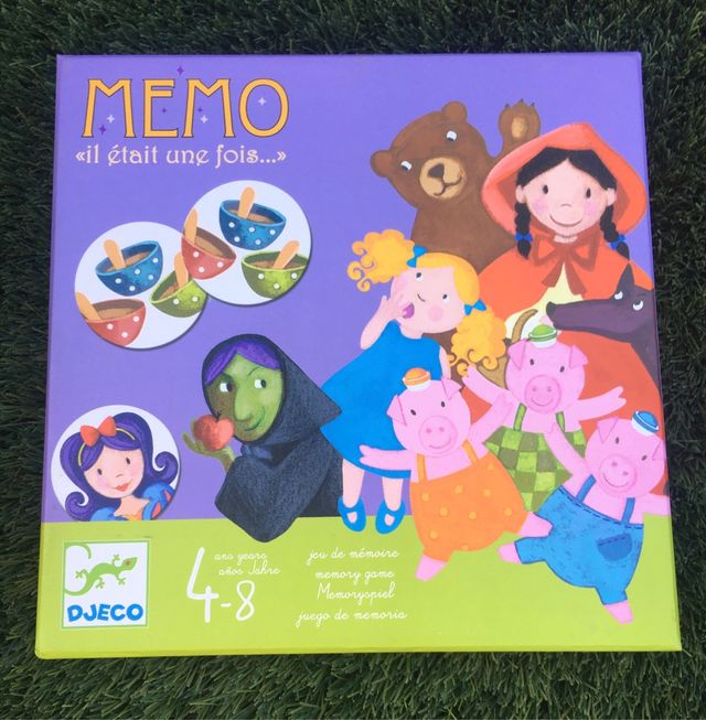 Juego Memo. Érase una vez