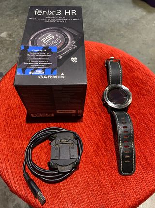 RELOJ GARMIN FENIX 3 HR ZAFIRO ORIGINAL de segunda mano por 100 EUR en  Lamas en WALLAPOP