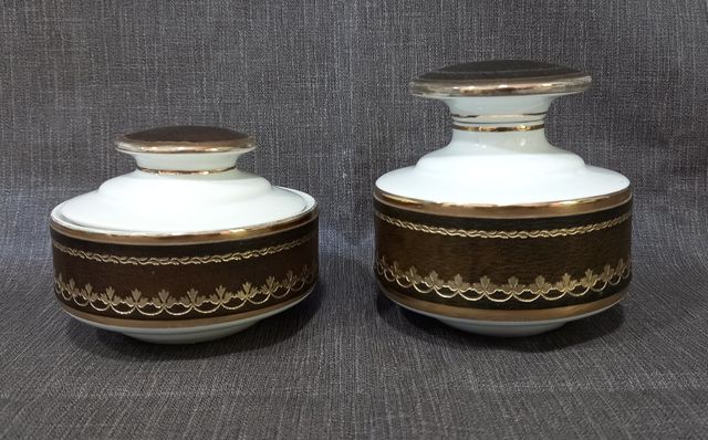 Botes de porcelana y piel LLORENS