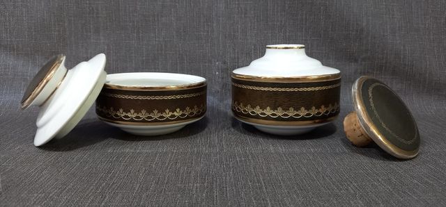 Botes de porcelana y piel LLORENS