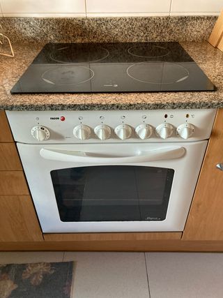 Vitrocerámica y horno Fagor de segunda mano por 100 EUR en Barcelona en  WALLAPOP