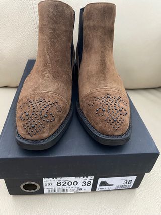 Botines Planos Serraje Mujer Flash Sales, UP TO 57% OFF |  www.elmonstruodelasgalletas.com