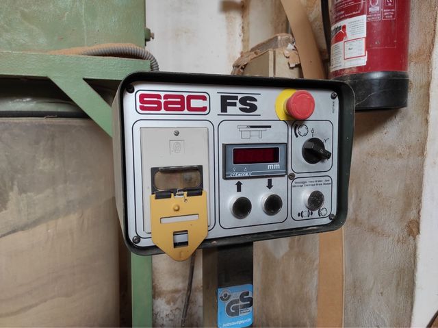 Sac cepillo con eje tersa ancho 400