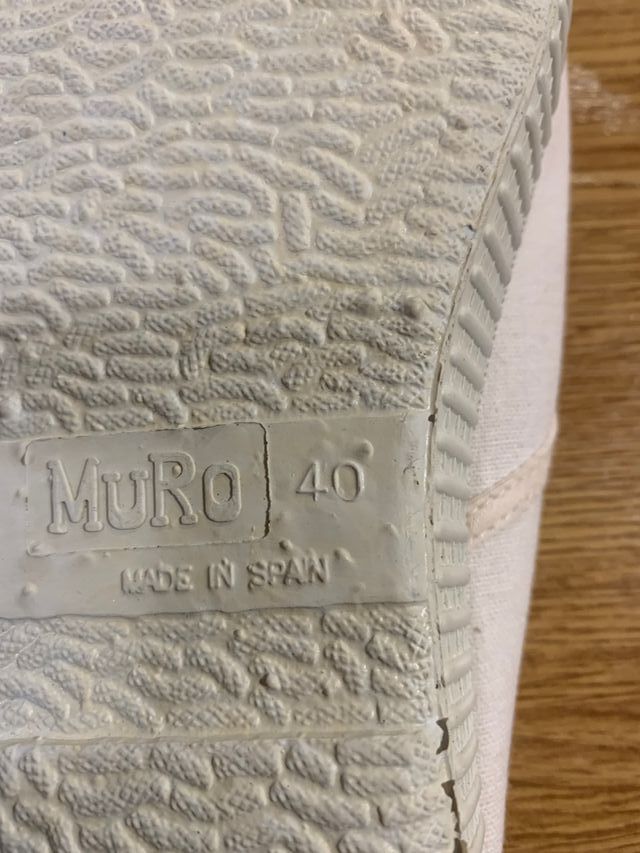 BAMBAS BLANCAS,T:40,SIN USAR