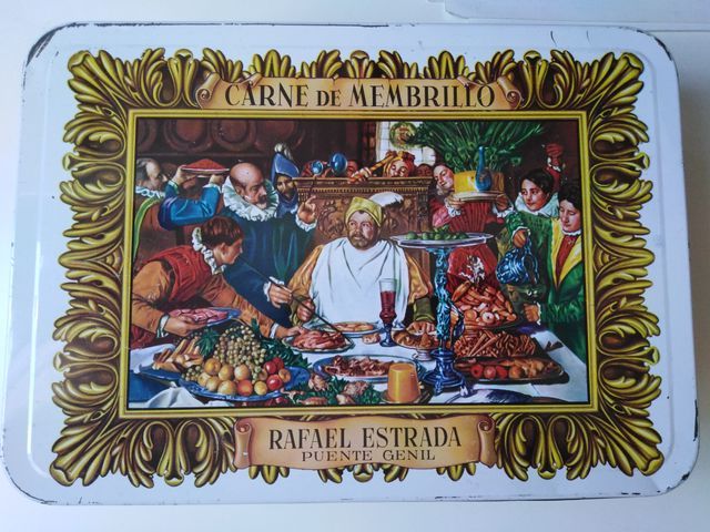 Antigua caja Carne de Membrillo Rafael Estrada