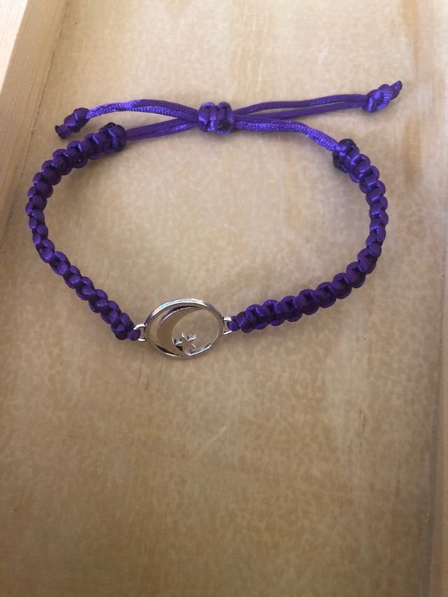 Pulsera luna y estrella