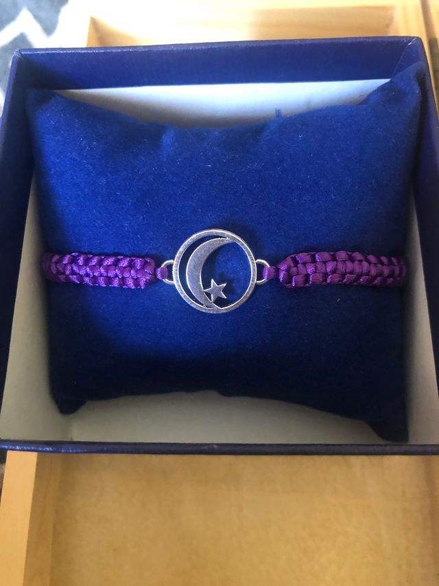 Pulsera luna y estrella