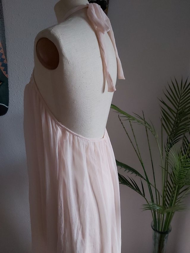 Vestido de gasa de Zara Collection Talla M