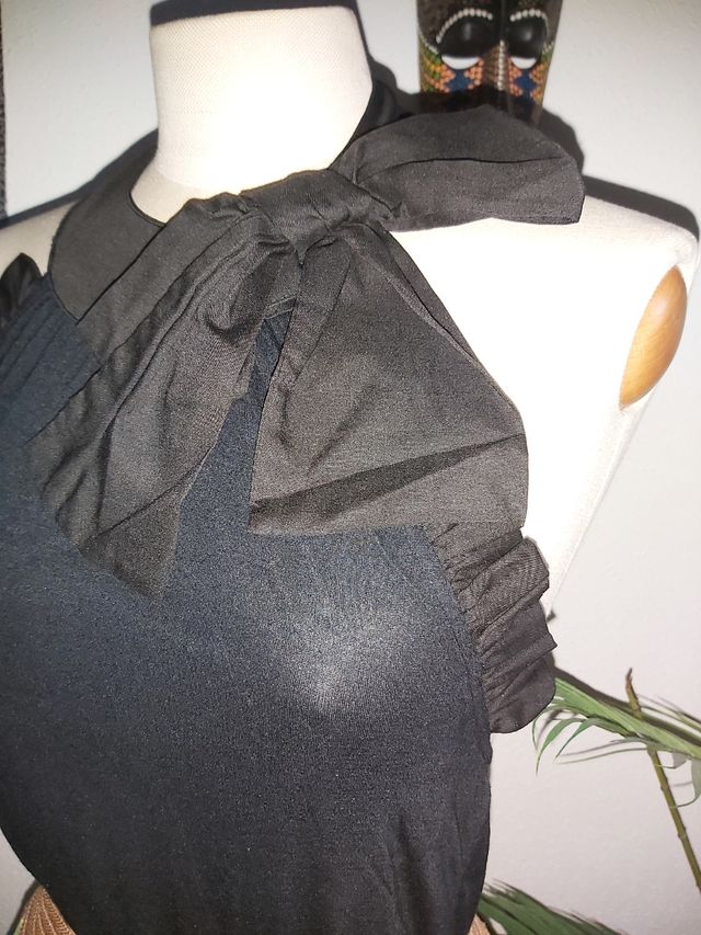 Top negro de Zara Collection Talla M