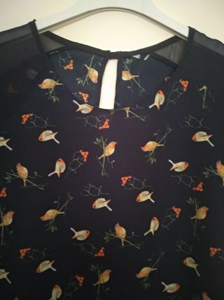 Blusa blanca de Zara - ZARA