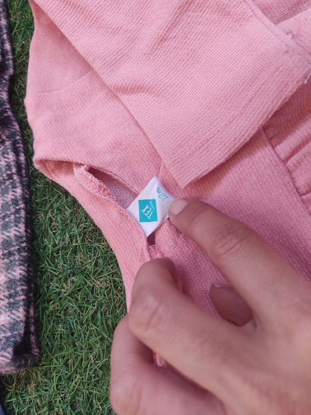 Lote 5 vestidos niña 12 meses