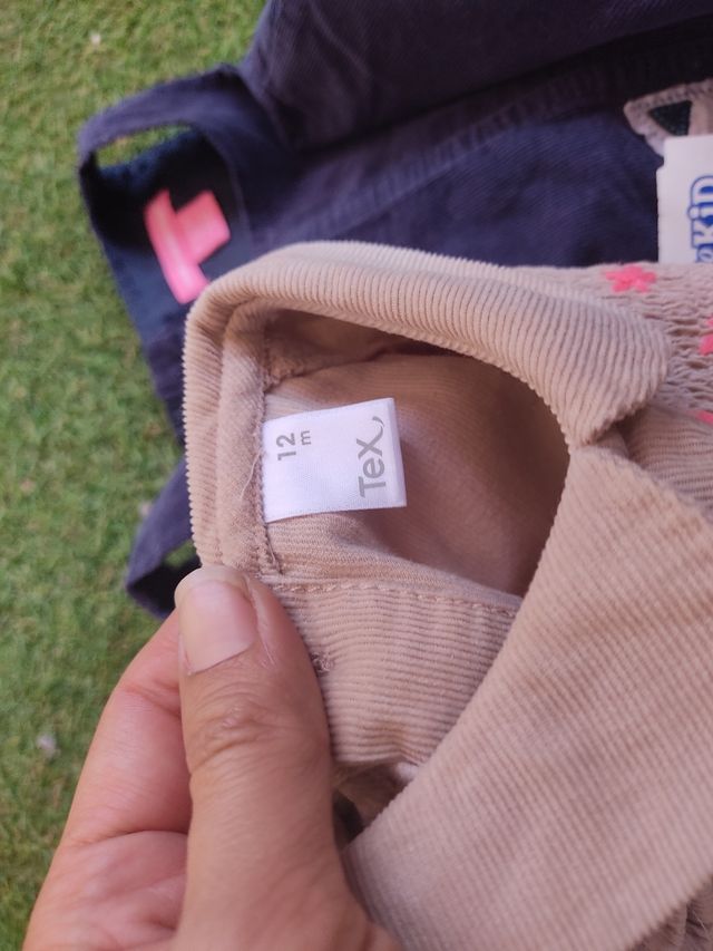 Lote 5 vestidos niña 12 meses