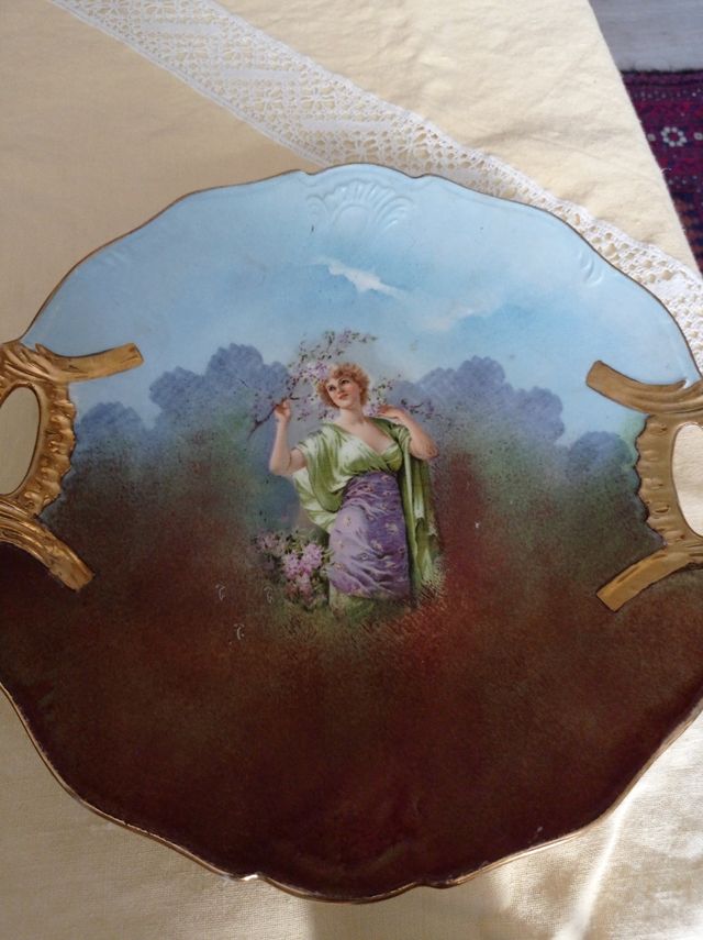 Platos+taza porcelana francesa