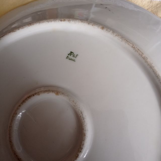 Platos+taza porcelana francesa