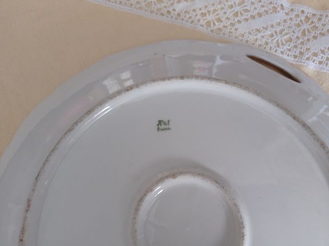 Platos+taza porcelana francesa