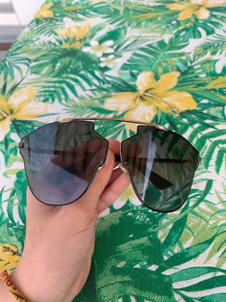 DiorSignature S2U Gafas de sol rectangulares negras | DIOR