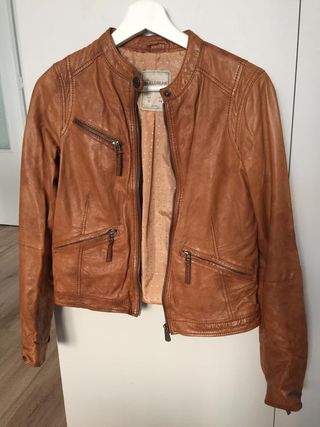 Casaca md Betzeler cuero guante vacuno CSC008/ Negro - Cueros Unipiel
