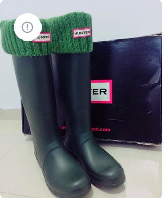 Calcetines Hunter de segunda mano en WALLAPOP